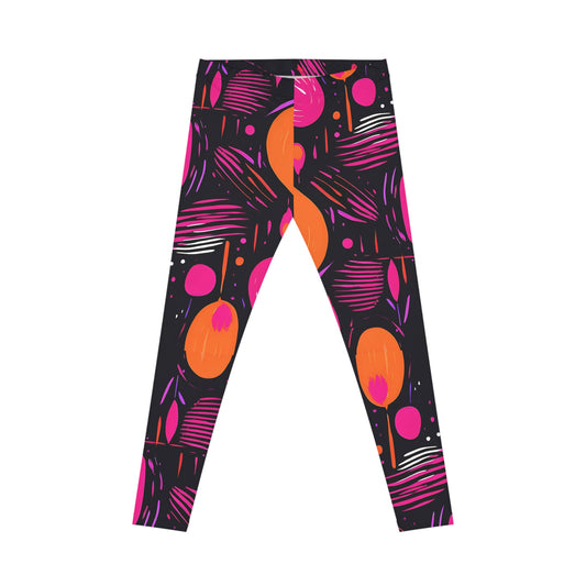 Geo Splash Printed Yoga Pants Leggings
