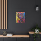 Beautiful and At Peace Afrocentric Black Woman Art Canvas