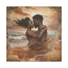 Forever Mine Black Love Art Canvas Wall Print