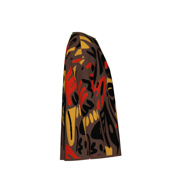 A Little Abstract Afrocentric Crewneck Women's Sweater