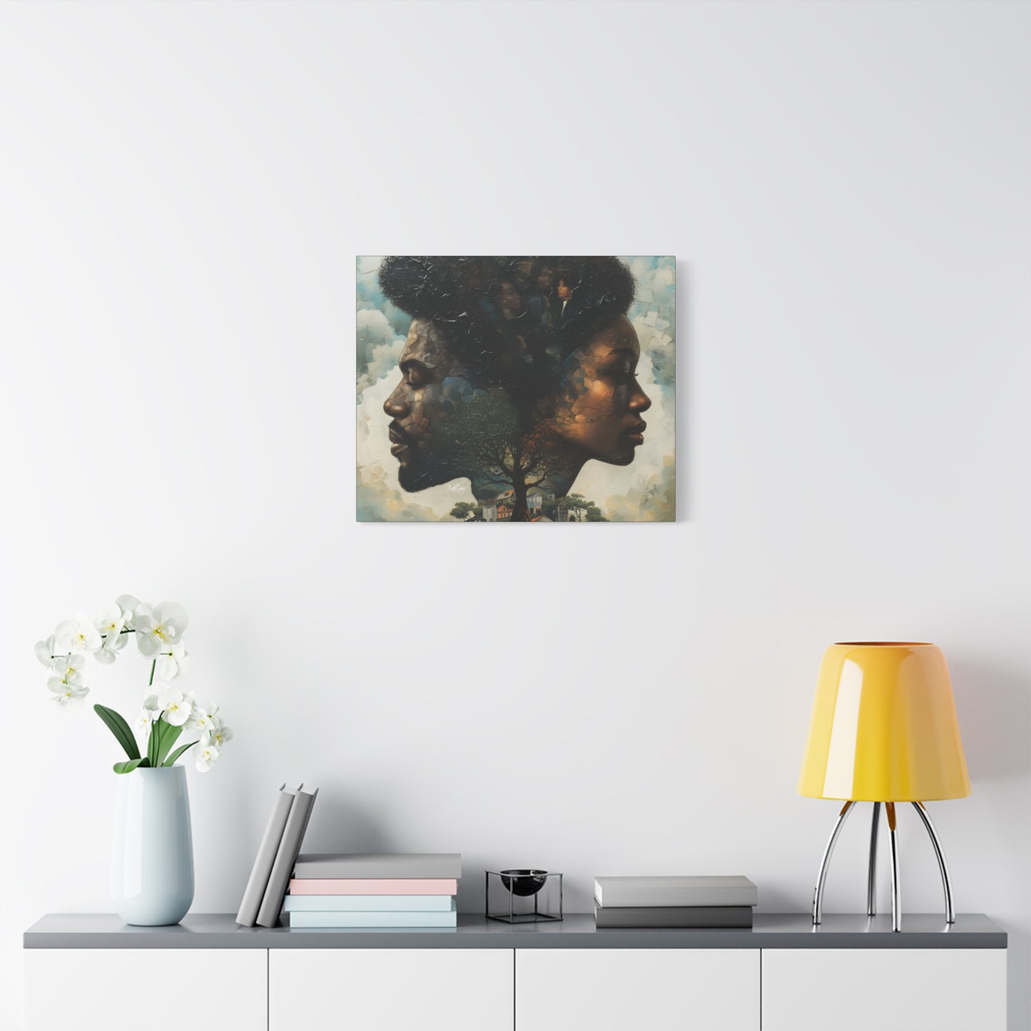 Together We Grow Afrocentric Black Art Canvas Wall Print - Xtreme Shopper