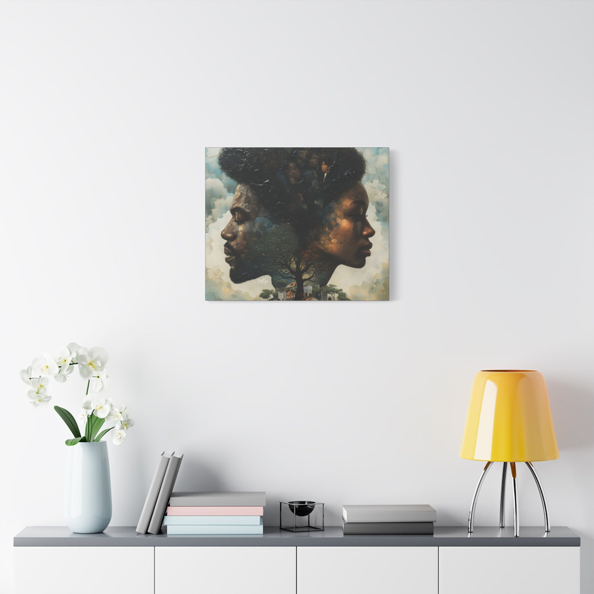 Together We Grow Afrocentric Black Art Canvas Wall Print - Xtreme Shopper