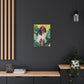 It's A Beautiful Day Afrocentric Black Woman Abstract Art Canvas Wall Print