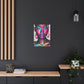 Malika Knows Afrocentric Black Woman Abstract Art Canvas Wall Print