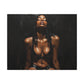 At The End Of The Day Afrocentric Black Woman Art Canvas Wall Print