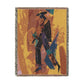 So Cool Black Art Woven Throw Blanket