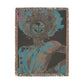 Everything About Me Black Woman Art Woven Throw Blanket