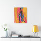 So Cool Afrocentric Black Man Abstract Art Canvas Wall Print