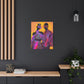 You Know We're Fly Afrocentric Black Abstract Art Canvas Wall Print