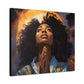Please Deliver Me Peace The Moment Afrocentric Black Woman Spiritual Art Canvas Wall Print
