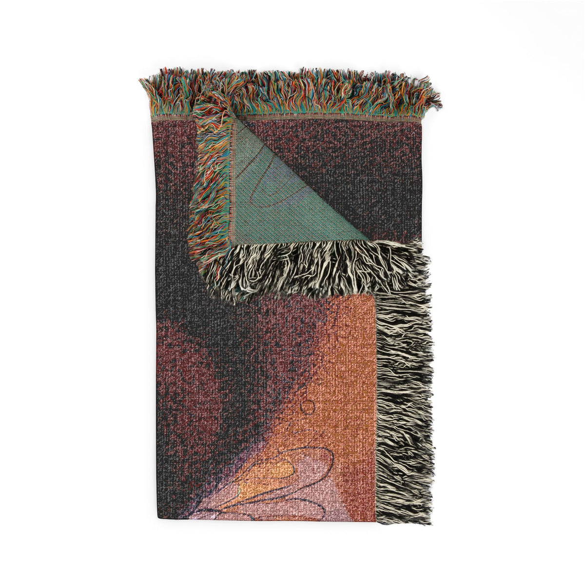Afro Angel Woven Throw Blanket