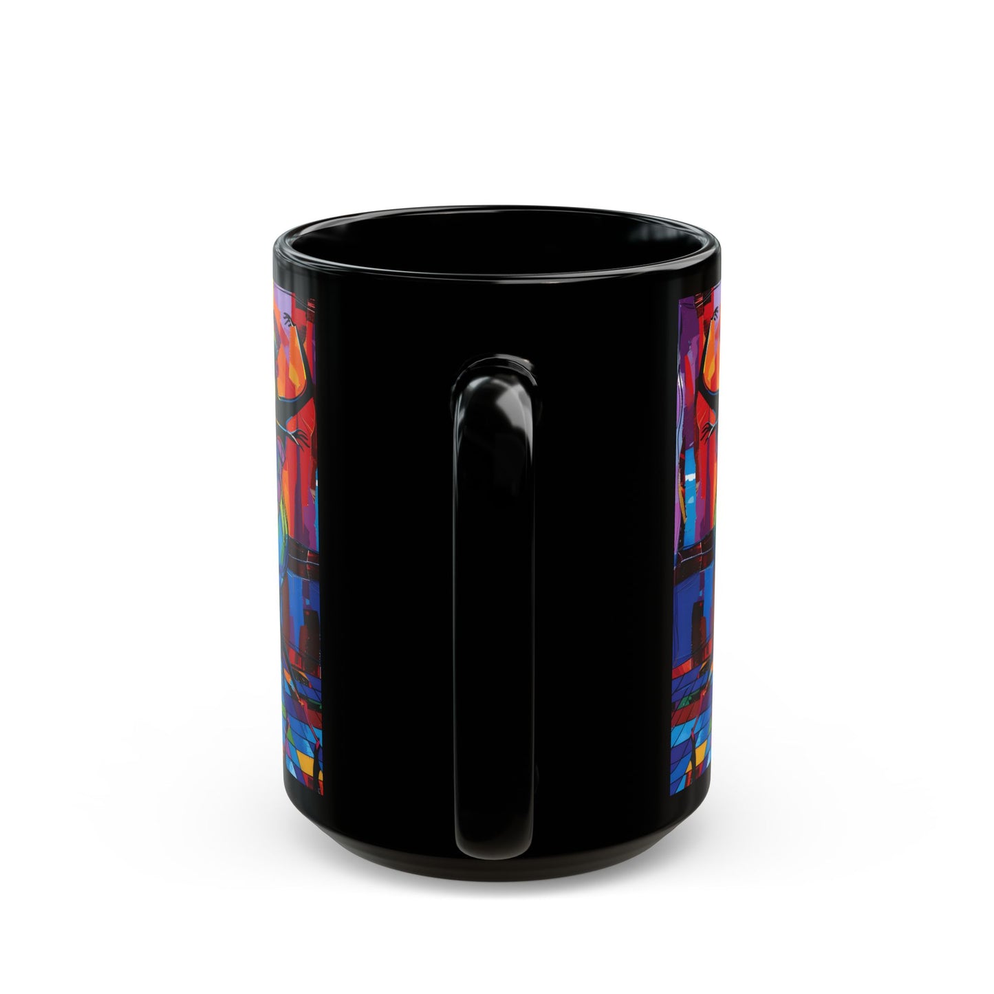 Club Trio Black Art Coffee Mug