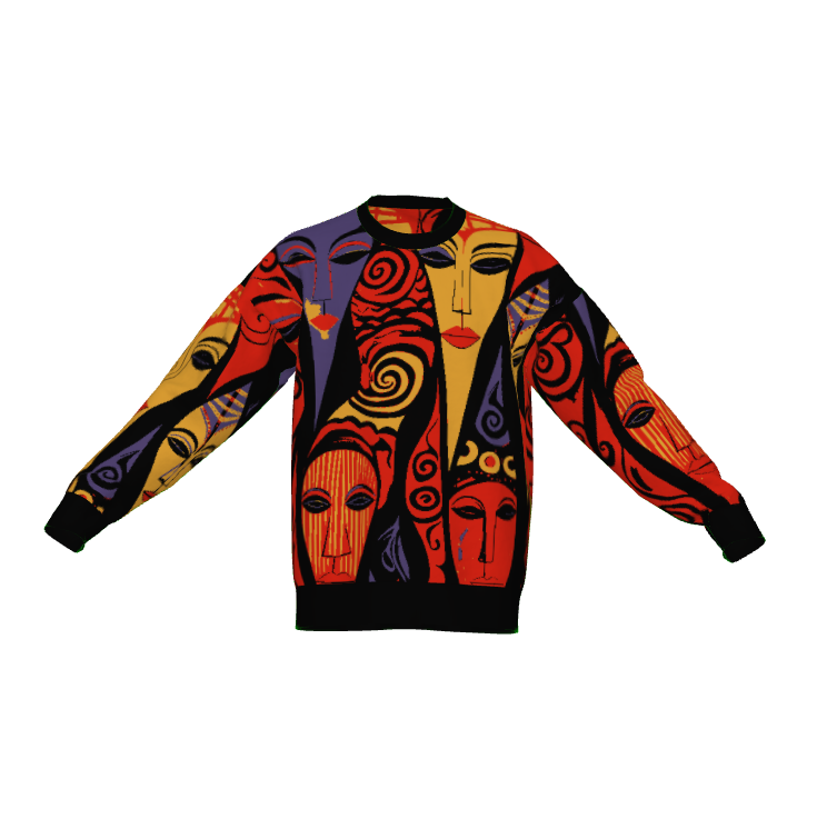 The Masks Afrocentric Crewneck Sweater - Xtreme Shopper