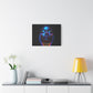 My Future Is Brighter Than The Darkness Black Woman Art Canvas Wall Print