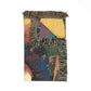 Everything About Me Black Woman Art Woven Throw Blanket