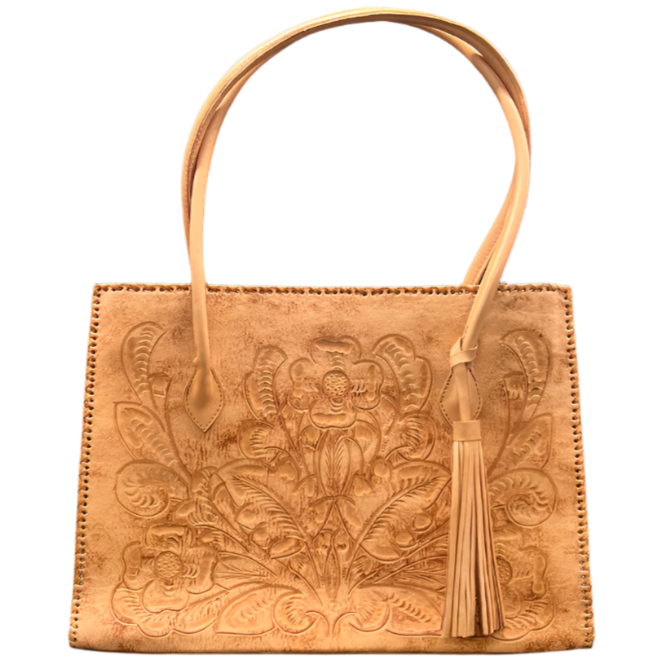 The Amy Boho Leather Tote Bag