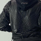 Trendy Leather Bomber Moto Jacket
