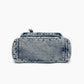 Trendy Adjustable Strap Denim Crossbody Bag