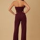 Multi Flat Mirror Stone Evening Party Jumpsuit - Xtreme Shopper