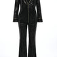 Party Sequin Top and Wide Leg Pants Two Piece Set - Xtreme Shopper