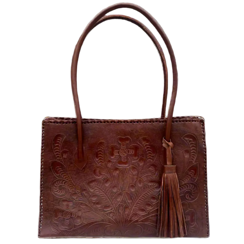 The Amy Boho Leather Tote Bag