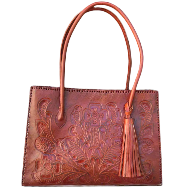 The Amy Boho Leather Tote Bag