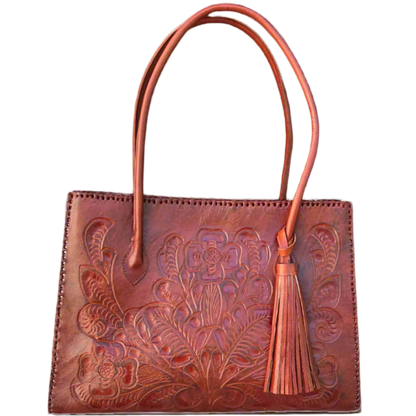 The Amy Boho Leather Tote Bag