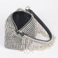 Oversized Rhinestone Fringe Strap Evening Party Clutch - Xtreme Shopper