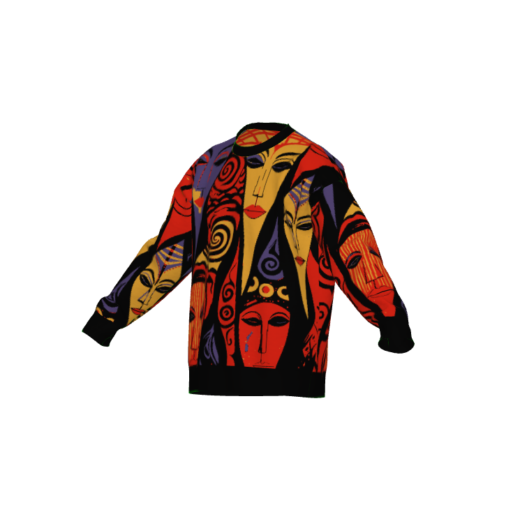 The Masks Afrocentric Crewneck Sweater - Xtreme Shopper