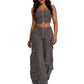 Low-Rise Twill Cargo Pant