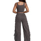 Low-Rise Twill Cargo Pant