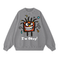 I'm Okay Snow Washed Oversized Sweatshirt