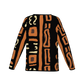Afrocentric Pattern Crewneck Knit Women's Sweater