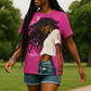 I'm Electric Black Woman Vibrant Graphic Streetwear Unisex Tee T-Shirt