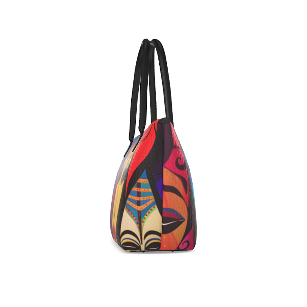 The Mask Leather Tote Bag