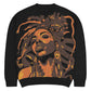 So Chill Afrocentric Black Woman Art Relaxed Fit Crewneck Sweater - Xtreme Shopper