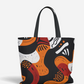 So Abstract Premium Large Heavyweight Canvas Shopping Tote Bag