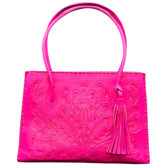The Amy Boho Leather Tote Bag