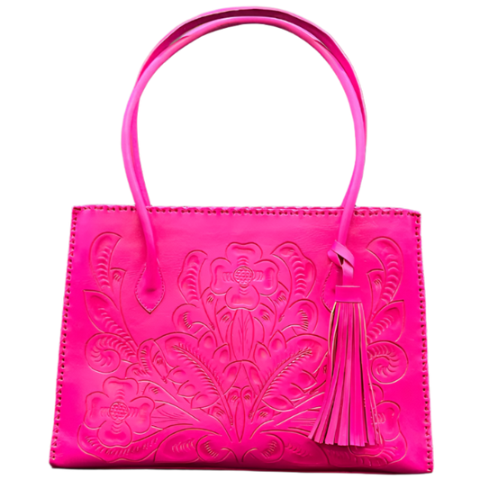 The Amy Boho Leather Tote Bag